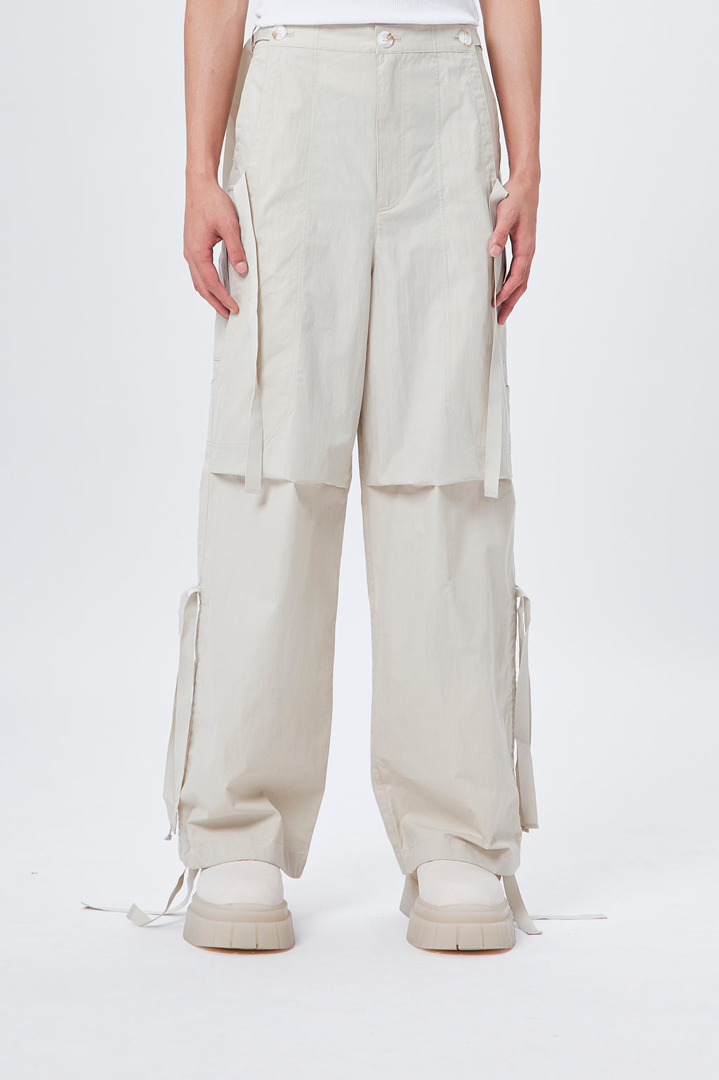 【KASHIKO】Detachable Cargo Pants Off Ivory Detachable Cargo Pants – ap0cene